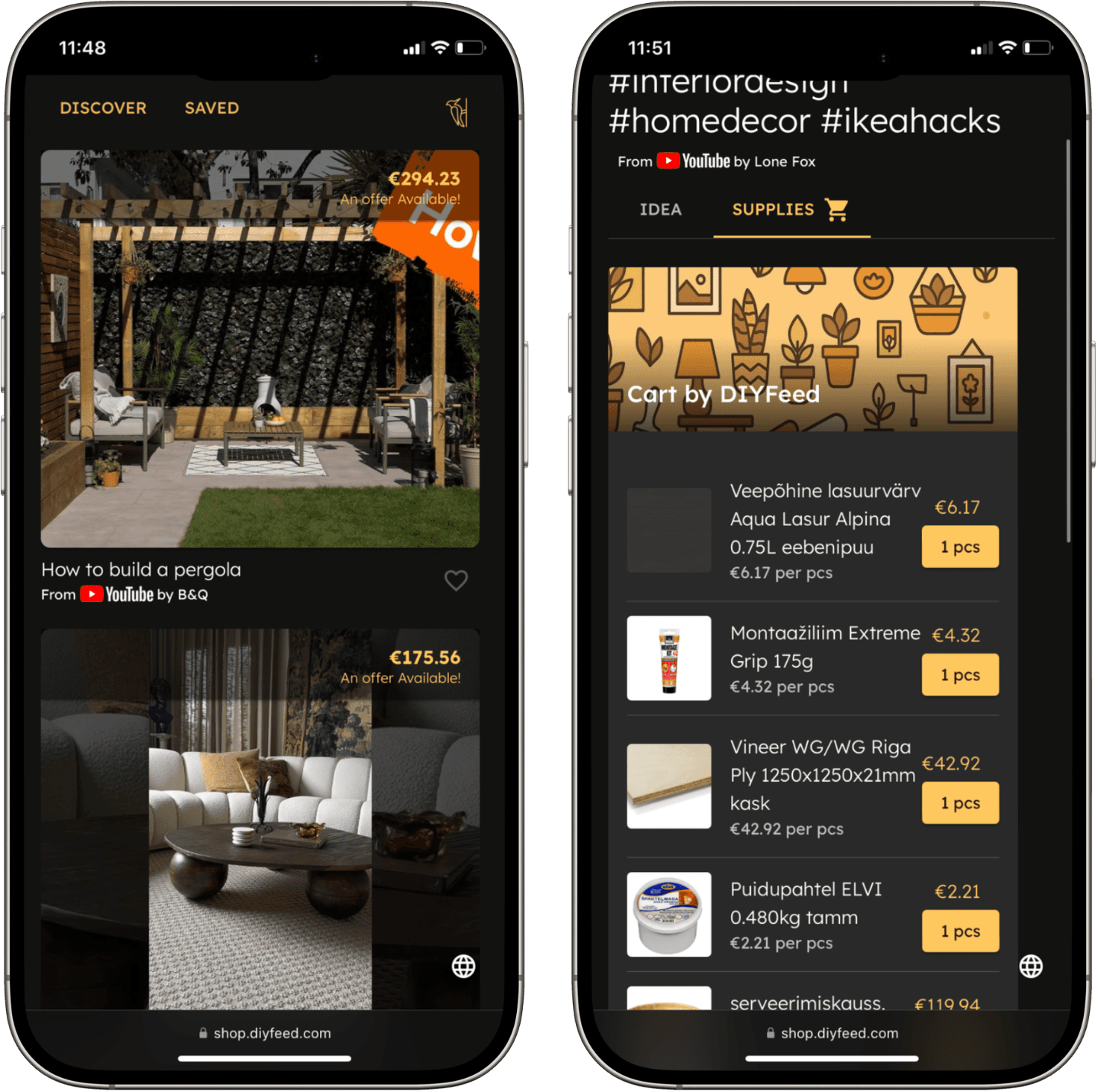 DIYFeed - Home Improvement Marketplace